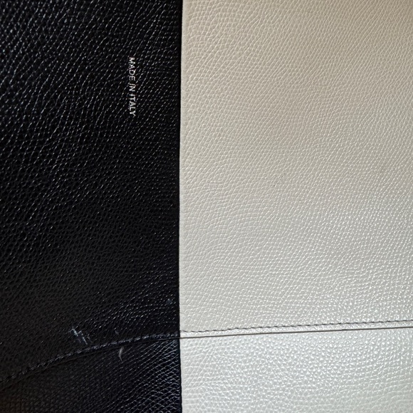 Celine Vertical Cabas Crossbody Bag - black and off white - Picture 4 of 9